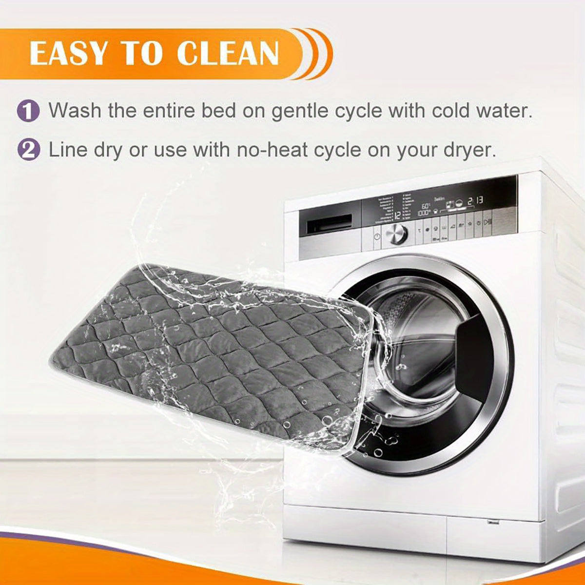 Dog Cat Bed, Cat Dog Non-Slip Mat, Extra Warm Thermal Pet Pad Self-Heating Cat Mat