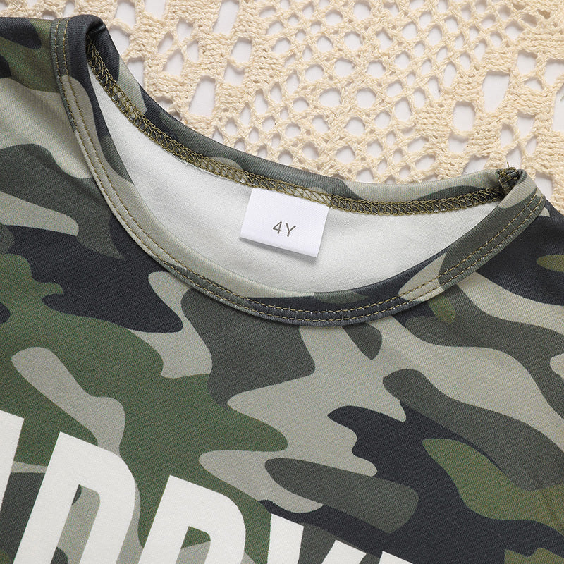 Toddler Girl Daddy's Girl Top and Pants coordinating pants view