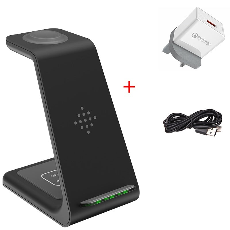 3 in 1 Fast Charging Station Wireless Charger Stand Quick Charge Dock