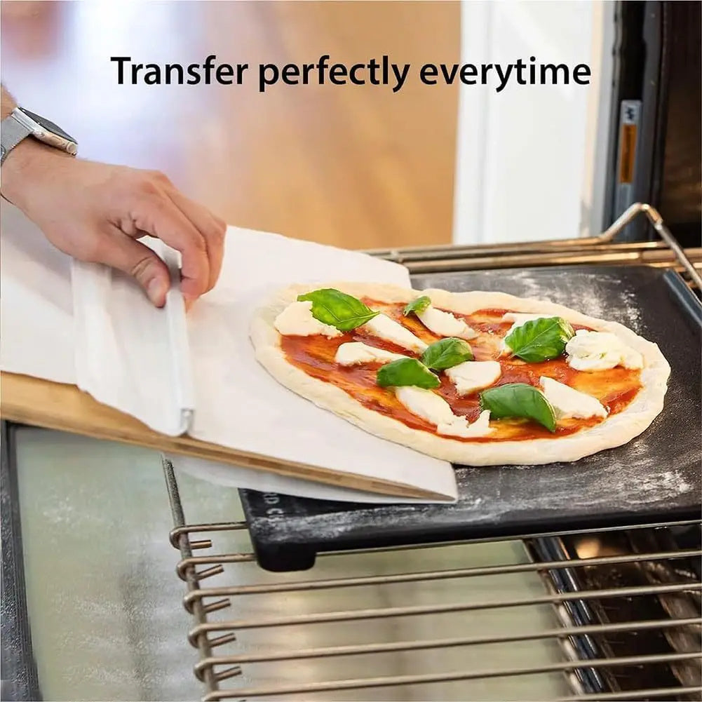 Sliding Non Stick Pizza Shovel designed for smooth pizza transfer