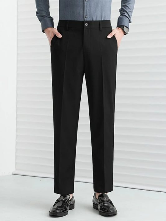 Men's straight leg pants front view