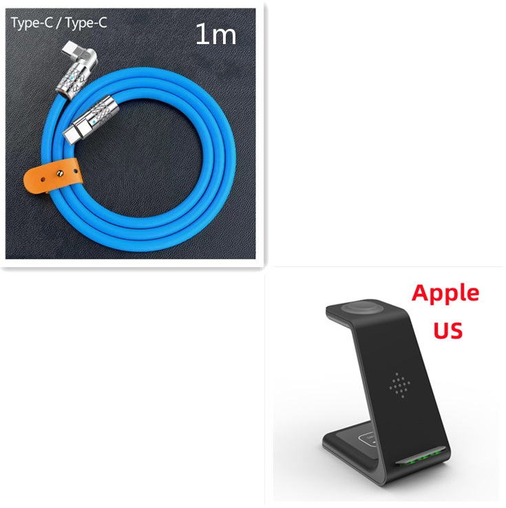 3 in 1 Fast Charging Station Wireless Charger Stand Quick Charge Dock