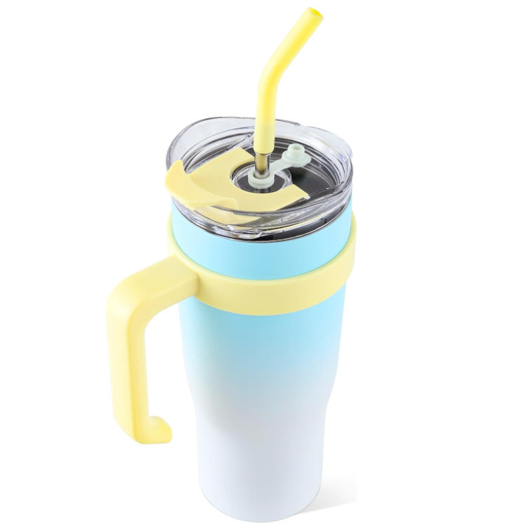 Ochapa 40 Oz Tumbler for Hot & Cold Liquids with Insulated Handle Straw Lid