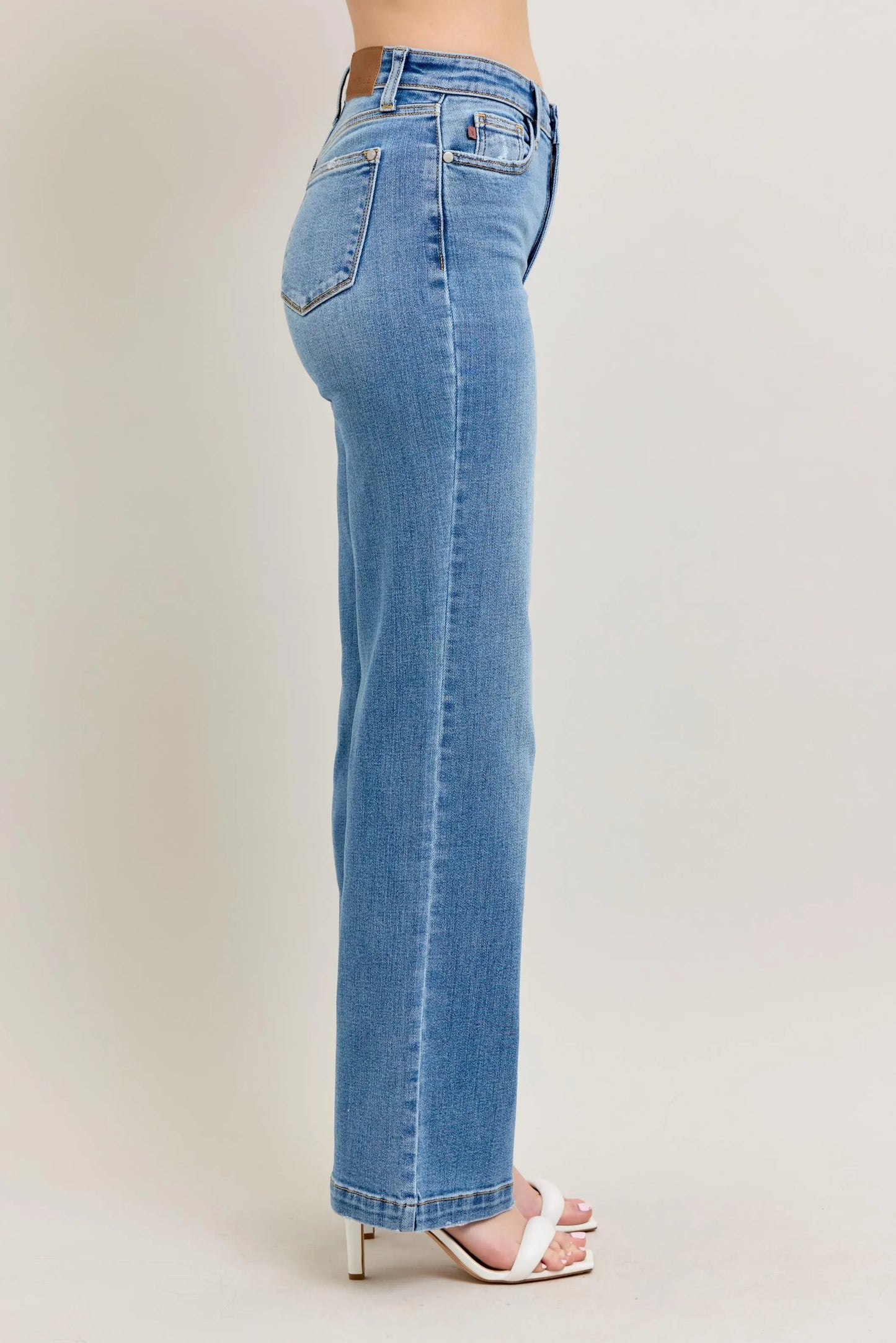 Judy Blue full size high waist straight jeans plus size trendy style