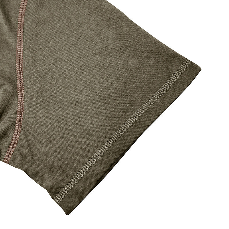 Short-sleeved Polo V-neck Men's T-Shirt Summer folded