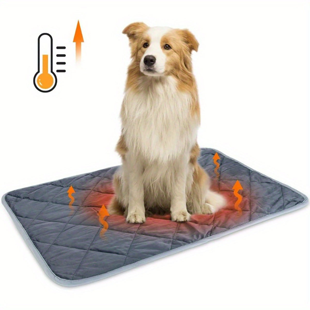 Dog Cat Bed, Cat Dog Non-Slip Mat, Extra Warm Thermal Pet Pad Self-Heating Cat Mat