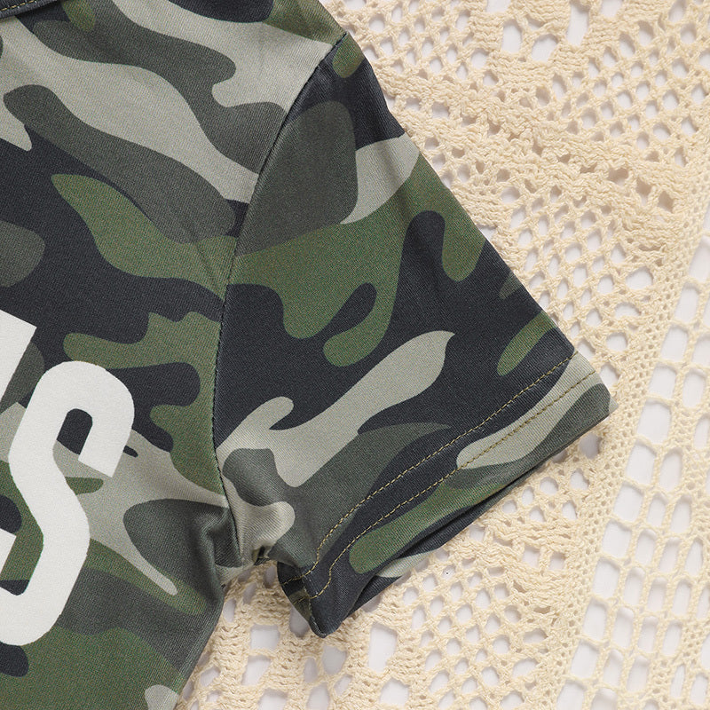 Close-up of Toddler Girl Daddy's Girl Top and Pants letter print