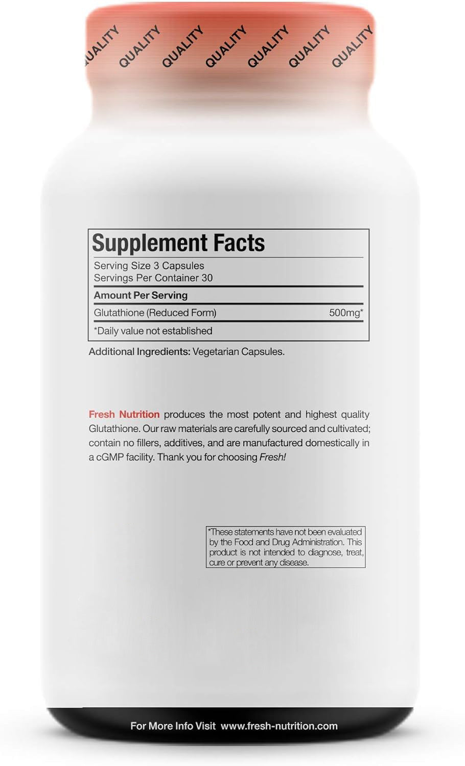 Premium Glutathione Antioxidant Capsules for natural wellness