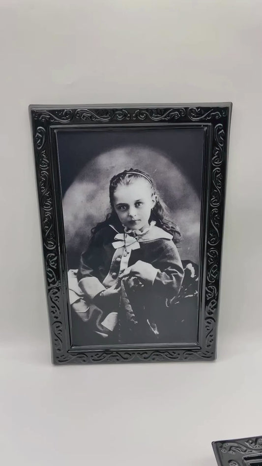 Halloween Decoration 3D Changing Face Moving Picture Frame