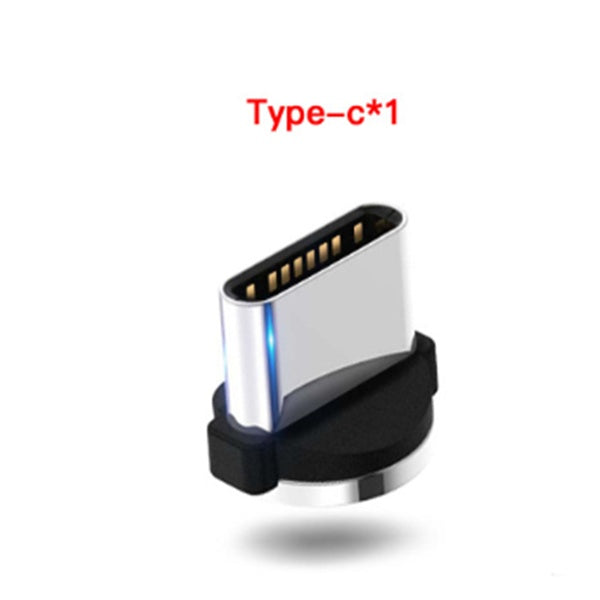 Compatible with Apple, Flowing Ligh Magnetic Streamer Data Line Cable for Iphone Android TypeC