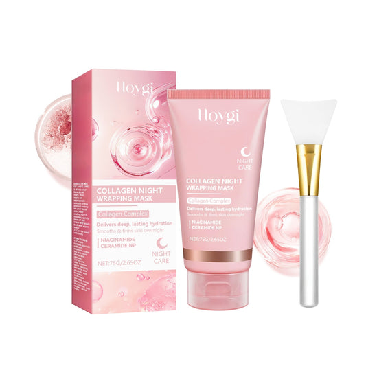 Collagen Light Wrinkle Tearing Facial Mask in tube packaging
