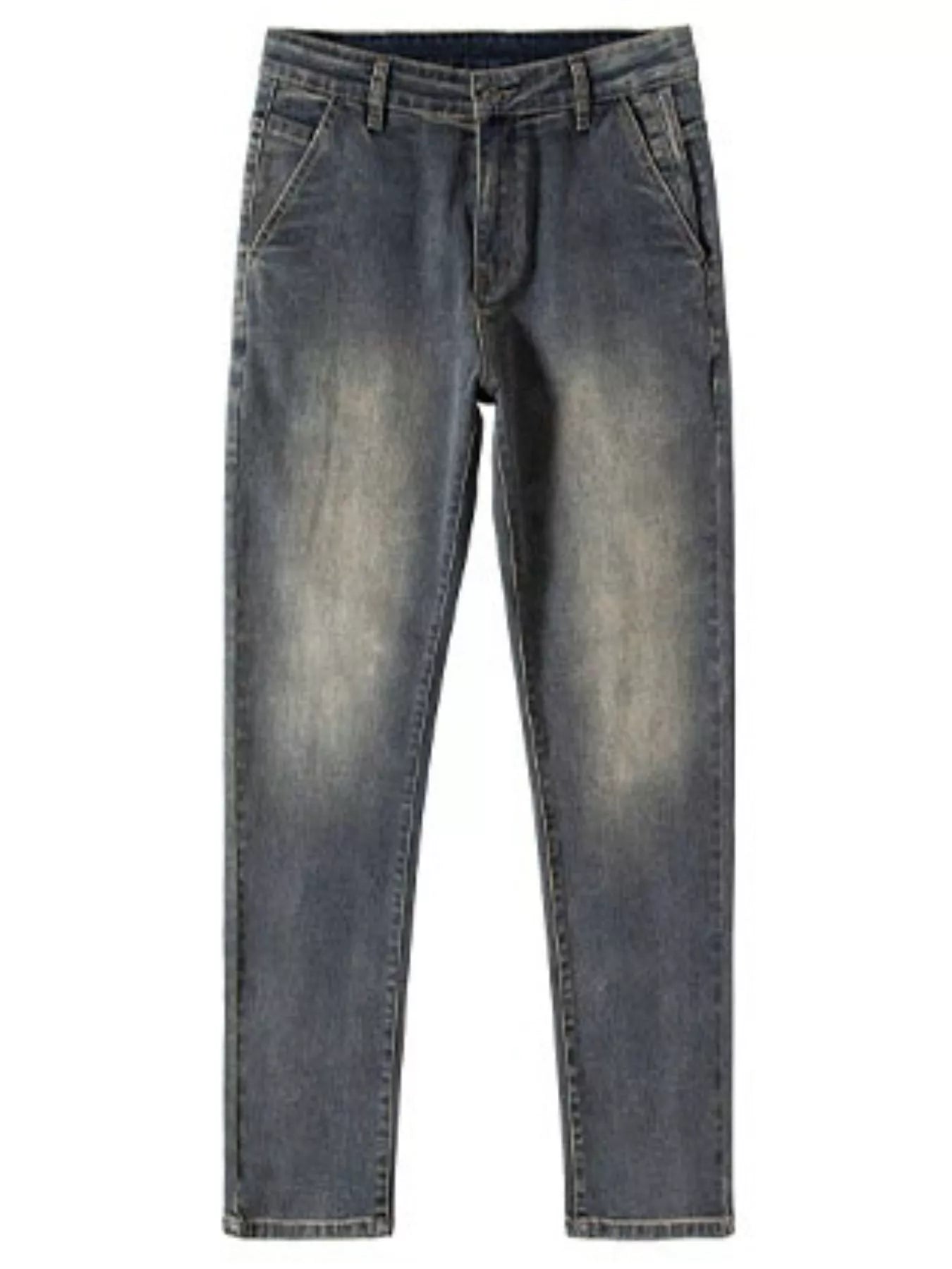 Vintage wash jeans for men size guide chart