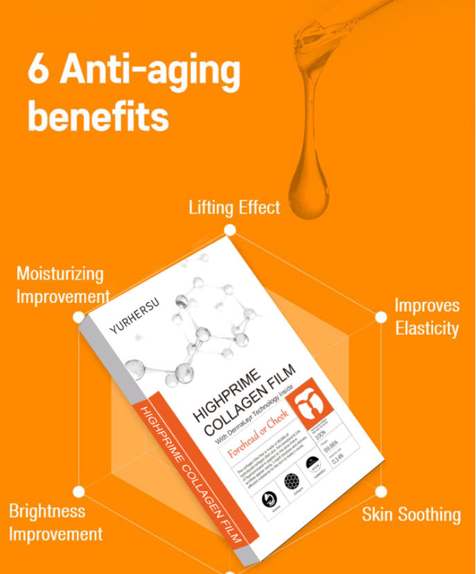 Collagen Firming and Hydrating Facial Mask with skincare tools