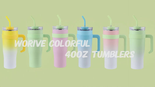 Ochapa 40 Oz Tumbler for Hot & Cold with Insulated Handle Straw Lid